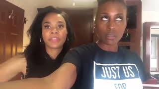 REGINA HALL and ISSA RAE Take on the 'D' Song Challenge (WATCH)