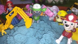 Paw Patrol with magic space sand Paw Patrol and Disney Princess