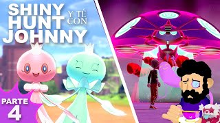 CAPTURAMOS A ORBEETLE GMAX SHINY + SHINY HUNT FRILLISH X2 PARTE 4 ✨!! | SHINY HUNT Y TÉ CON JOHNNY ?