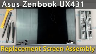 Asus Zenbook 14 UX431 Top Screen Cover Replacement