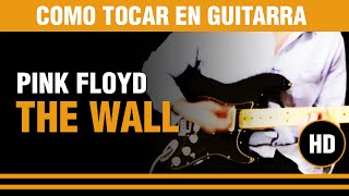 Another brick in the wall de Pink Floyd en guitarra, explicado bien facil.CLASE TUTORIAL