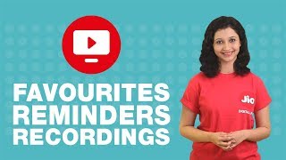 Jio TV - How to Mark Channels & Programs as Favourites on Jio TV (Hindi) | Reliance Jio
