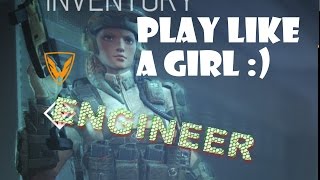 WARFACE Play Like a girl again   female skins are back   Ingeniera facecam