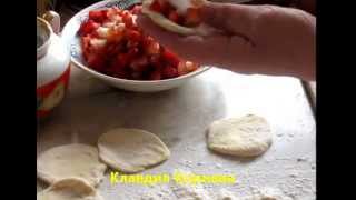 Вареники с клубникой