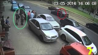 Полное видео с камер наблюдения обстрела журналистов 7 канала