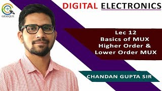 Lec 12 Basics of MUX | Higher Order & Lower Order MUX