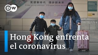 Desesperación por el coronavirus en Hong Kong