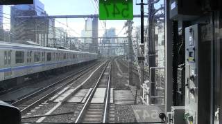 Ｅ231系500番台前面展望　山手線内回り　東京→東京