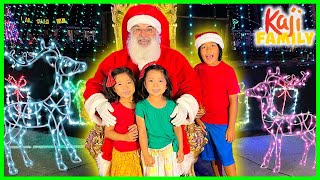 See Christmas Lights Meet Santa and Play Fun Christmas Games!