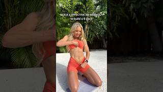 QUICK & EFFECTIVE Six Pack Ab Exercises for a TONED core #fitness #abs