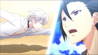 Procellarum & Six Gravity Playing Beach Volleyball | Tsukiuta. The Animation