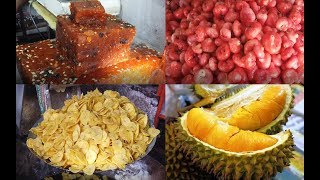 குற்றால street foods | துரியன்பழம் | CHIPS | ஹல்வா - MSF