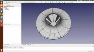 Radialventilator-Laufrad mit FreeCad