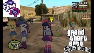 GTA San Andreas эквестрия герлз обзор мода [видео]