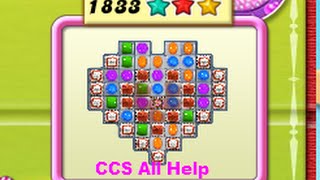 Candy Crush Saga Level 1833 NO BOOSTERS