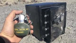 PUBG Grenade inside A Safe iN REAL LIFE ????????????
