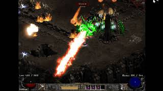 D2 [Path of Diablo] HC 2h Botd wolf barb Dclone kill