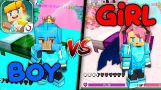 Bedwars BOY vs GIRL LEGENDARY!! | Blockman Go