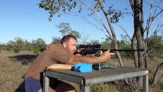 FATBOY404 shooting the 7x64 loaded with ACP's @ 500 yards