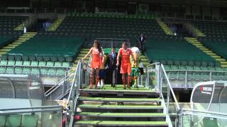 De lancering van Stockey bij het Kyocera Stadion