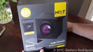 HOT Portable Cube Speaker (Colorful Bluetooth Speaker) Unboxing