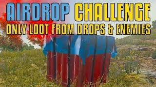 CHALLENGE!!!PUBG!!!Лутаем только аирдроп!!!