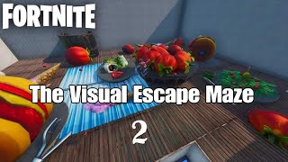 The Visual Escape Maze 2 | Fortnite Creative Island (with code)