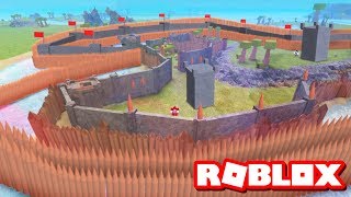 GIANT CASTLE BASE!! | Roblox Booga Booga