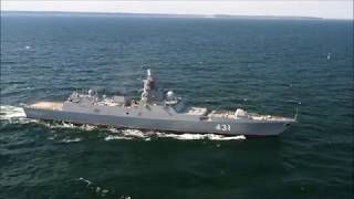 Испытания фрегата «Адмирал Касатонов» в Баренцевом море