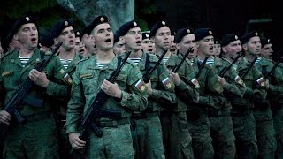 Репетиция Парада Победы 2017 в Севастополе, состав участников. Rehearsal and composition of the par