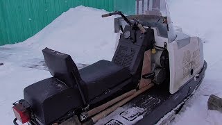 Снегоход Буран. Первые выезд, январь 2019.