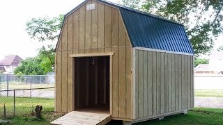 12x16 Barn(Gambrel) Shed 2 - Shed Plans - Stout Sheds LLC