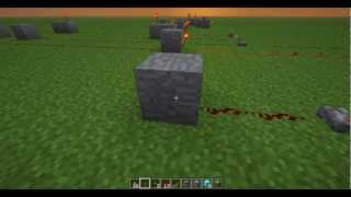 Minecraft Простейшие элементы из редстоуна