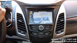 Установка магнитолы с GPS на SsangYong Korando 2013-2014 - RoadRover (INCAR)