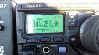 Climbing South Baldy for ARRL VHF