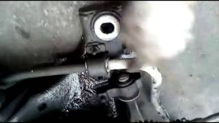Снятие рулевой рейки Peugeot 407 (Часть 2)