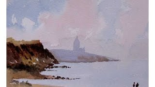 Watercolour sky demos