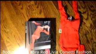 Bodystocking Abra Red livia corsetti fashion