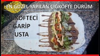 1 MİLYON İZLENEN ÇİĞKÖFTE DÜRÜM NASIL YAPILIR İZLEYİN