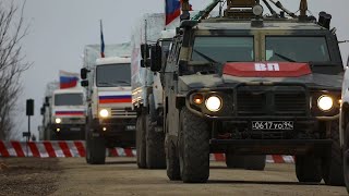 Доставка грузов российскими миротворцами в Кельбаджарский район