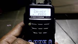 Cara Program Memory Firstcom FC27 Two Way Radio