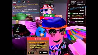 así es como se ase el summer´s end para los noobs de murder 15 [roblox]