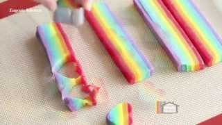 Biscoitos arco-iris