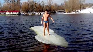Дети - Моржи в Киеве на Гидропарке.