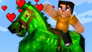 TAMING THE STRONGEST HORSE IN MINECRAFT! (Minecraft #9)