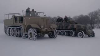 SdKfz 251, SdKfz 9, HMMWV,  M151  in winter