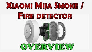 OVERVIEW of the Xiaomi Smoke Detector   it works along with the Xiaomi Gateway