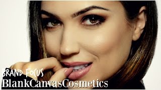 BlankCanvasCosmetics | Brand Focus Talk Through Makeup Tutorial