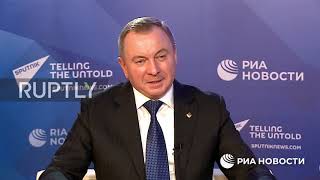 Russia: Allegations Minsk behind border migrant flow "absolute lie" - Belarus FM Makei