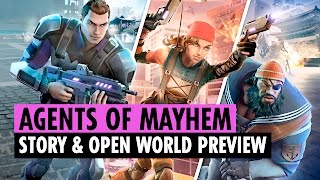 Agents of Mayhem: Story, Open-World and cinematics preview